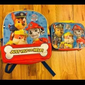 Paw Patrol Backpack & Lunch Bag Set